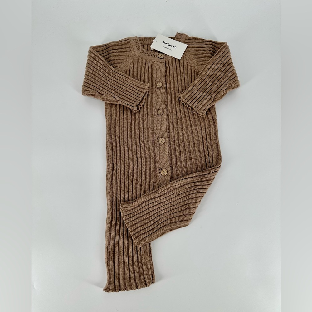 Chunky knit playsuit